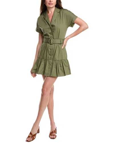 Hutch Belted Mini Dress In Olive In Green