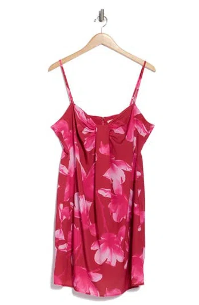 Hutch Pleated Neck Babydoll Minidress