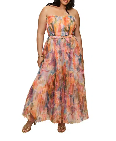 Hutch Plus Size Bromley Strapless Tulle Gown