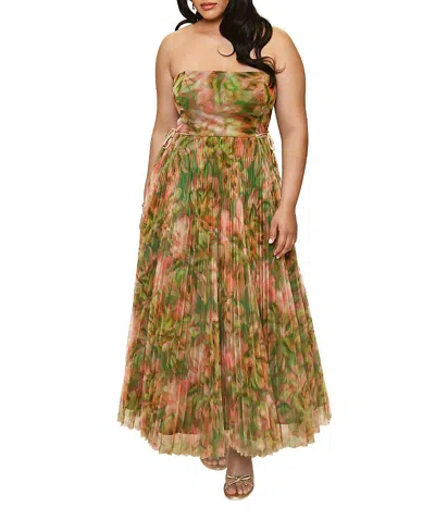 HUTCH PLUS SIZE COSTELLA TULLE GOWN