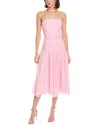 Hutch Porta Midi Dress In Pink