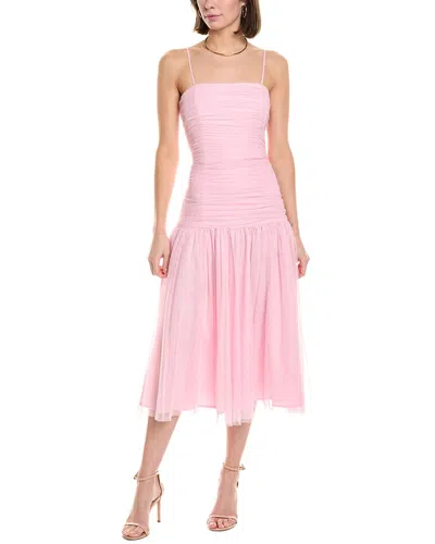 Hutch Porta Midi Dress In Pink
