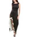 Hutch Primrose Maxi Dress In Black
