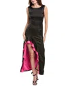Hutch Primrose Maxi Dress In Black