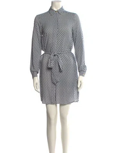 Pre-owned Hutch Printed Mini Dress In Multi