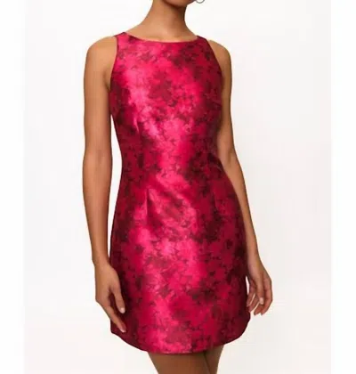 Hutch Ren Layered Ditsy Floral Mini Dress In Cherry Vintage In Multi