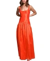 Hutch Ridge Dress In Tangerine