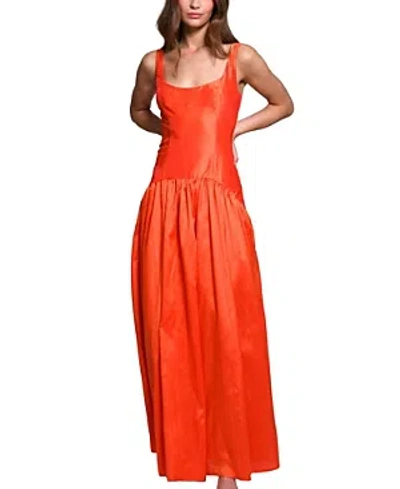 Hutch Ridge Dress In Tangerine