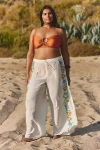Hutch Riviera Sequin Pants In White