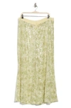 Hutch Riviera Sequin Wide Leg Pants In Ivory