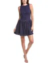 Hutch Roma Linen-blend Mini Dress