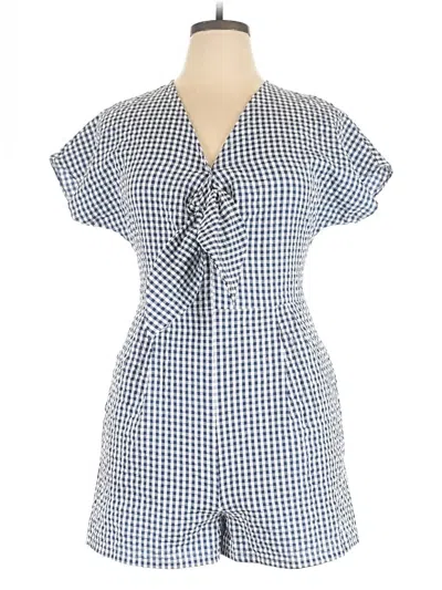 Pre-owned Hutch Romper In Blue