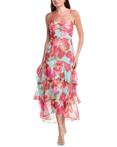 Hutch Ruffle Maxi Dress In Pink
