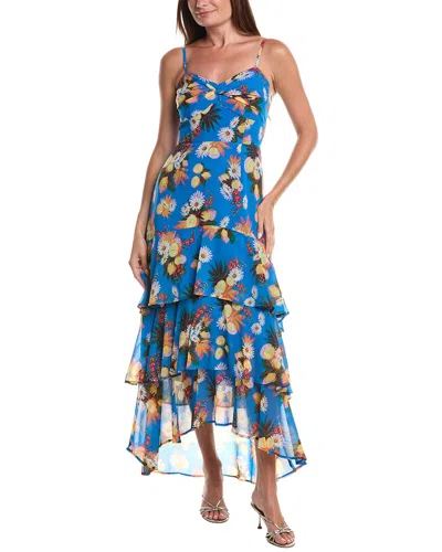 Hutch Ruffle Maxi Dress In Multi