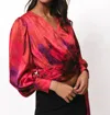Hutch Sanders Top In Grenadine Painters Canvas