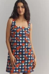 Hutch Sara Shift Dress In Blue
