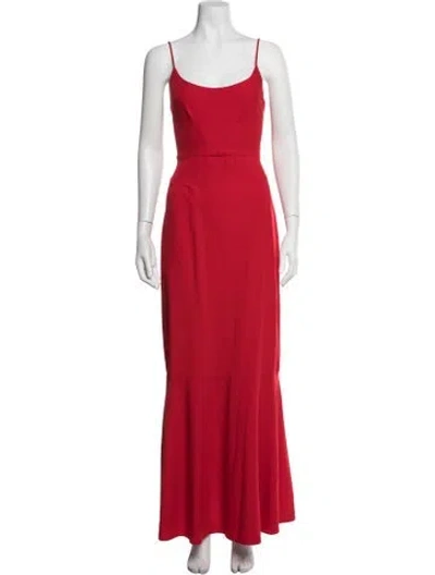 Pre-owned Hutch Scoop Neck Long Dress W/ Tags In Red