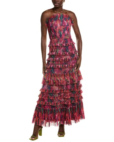 Hutch Sevilla Gown In Animal Print