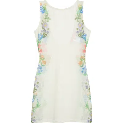 Hutch Shaylee Floral Cover-up Minidress In Multi