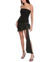 Hutch Sloane Mini Dress In Black