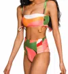 Hutch Soma Bandeau Style Bikini Top In Multi In Multi
