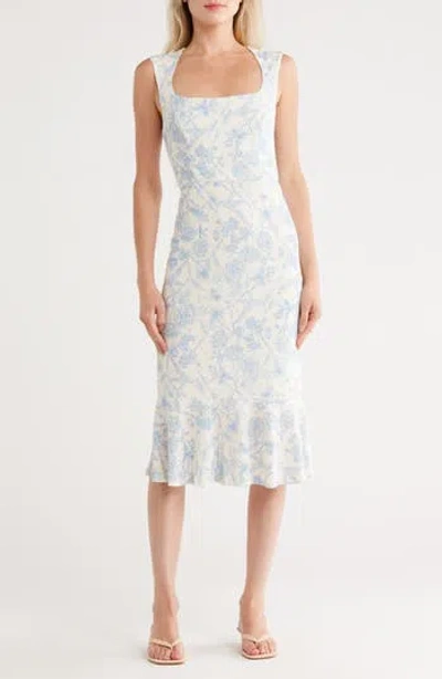 Hutch Square Neck Midi Dress