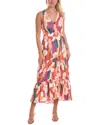 HUTCH HUTCH STACE MIDI WRAP DRESS