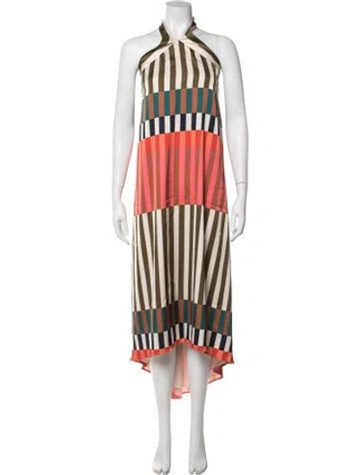 Pre-owned Hutch Striped Long Dress W/ Tags In Multicolor