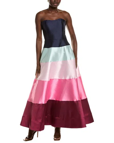 Hutch Tasha Dress In Colorblock In Multi