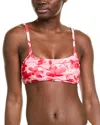 Hutch Tawnie Bikini Top In Red
