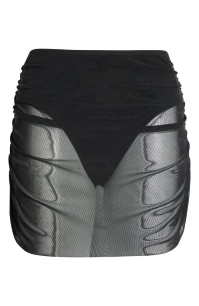 Hutch Tawnie Skirted Bikini Bottoms In Black