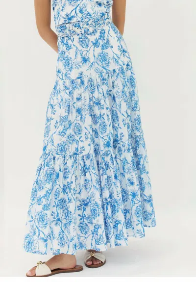 Hutch Teigan Skirt In Multi In Blue