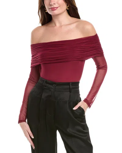 Hutch Thatcher Bodysuit In Red