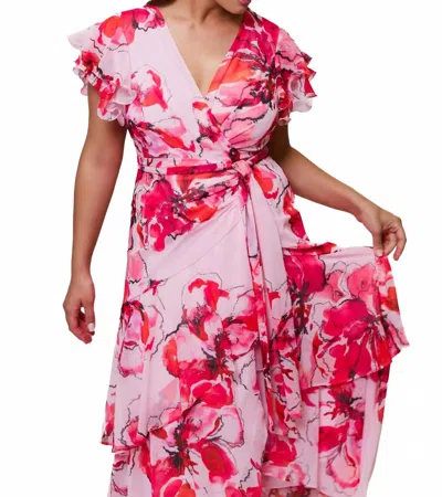 Hutch The Cezza Dress In Floral In Purple