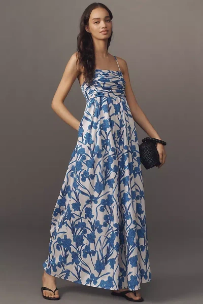Hutch The Mabel Sleeveless Wide-leg Jumpsuit In Blue