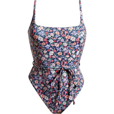 Hutch Tie Belt One-piece Swimsuit