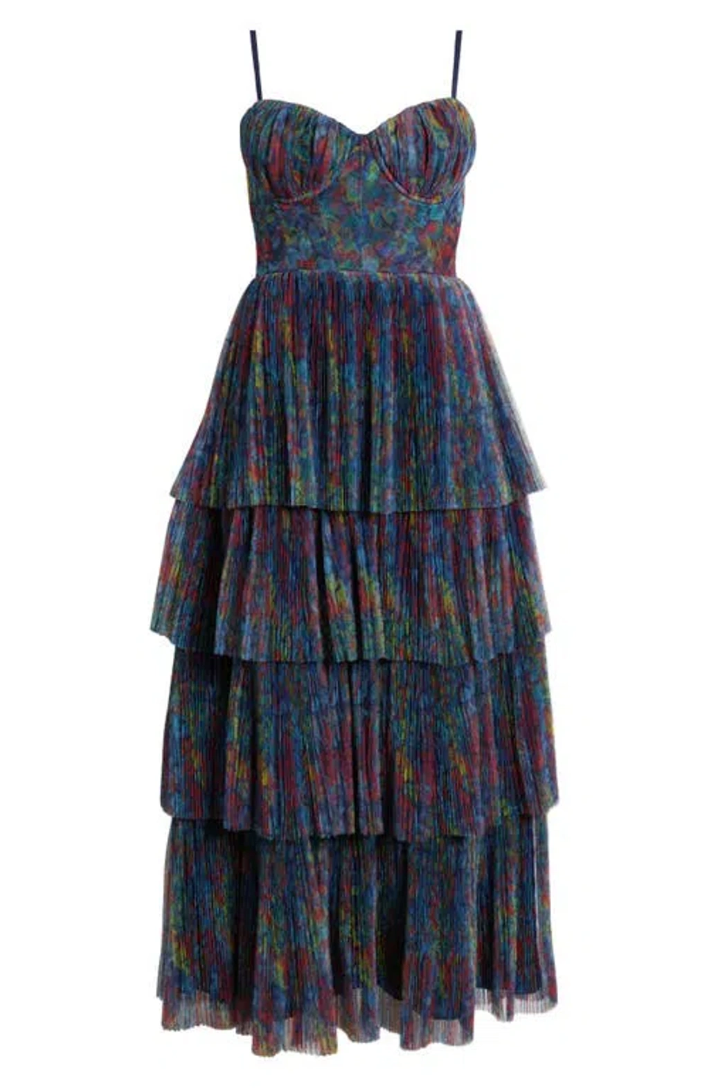 chinese dress ladies Hutch Imani Floral Tiered Maxi Dress