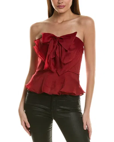 Hutch Tiff Top In Red | ModeSens
