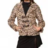 Hutch Tiffy Coat In Leopard In Multi