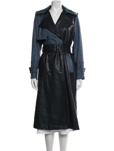 Pre-owned Hutch Trench Coat W/ Tags In Blue