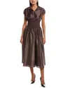 Hutch Trevy Maxi Dress In Brown