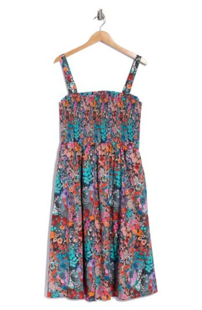 Hutch Tristan Colorblock Stripe Cotton Sundress In Multi