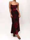 HUTCH TYLIA DRESS IN CHINOISERIE BOUQUET