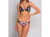Hutch Valenza Bikini Bottom In Mirrored Greenery In Multi