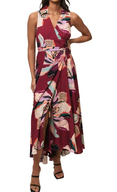 Hutch Vela Maxi Dress In Plum Jungle In Multi