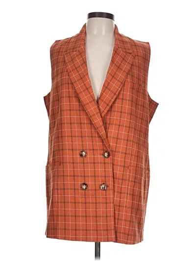 Pre-owned Hutch Vest In Orange