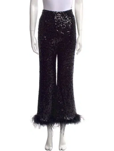 Pre-owned Hutch Wide Leg Pants In Black