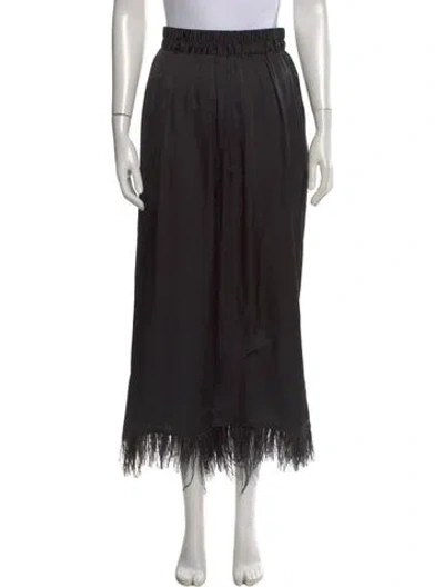 Pre-owned Hutch Wide Leg Pants In Black
