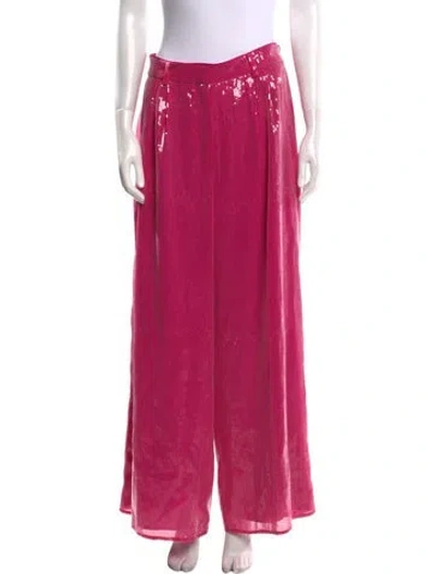 Pre-owned Hutch Wide Leg Pants In Pink