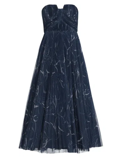 Hutch Women's Corene Tulle Gown In Blue